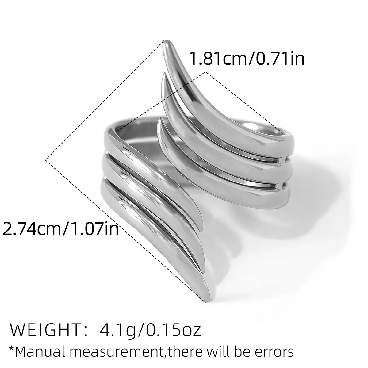 Minimalist 18K Gold Plated Line Stainless Steel Rings Thin Waterproof Quality Jewelry Stackable Rings Women's Accessories Gifts
